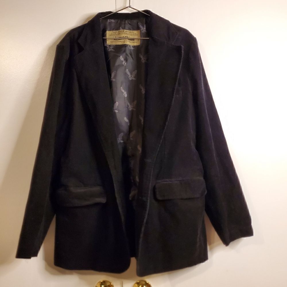Black coat for men